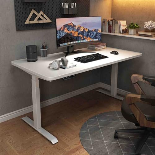 Höhenverstellbarer Schreibtisch Mit 4 Beinen, Home-Office-Tisch Mit Leisem Doppelmotor Und Hoher Tragkraft, Stehtisch Aus Titan Mit Antikollisionsfunktion,002,160 * 80cm