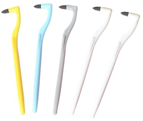 5 Pezzi Rimozione Tartaro Denti, Smacchiatore Denti, Tooth Stain Eraser, Pulizia Denti Tartaro Professionale, Gli Strumenti per la Cura Dei Denti, Pulizia Denti per la Casa e i Viaggi