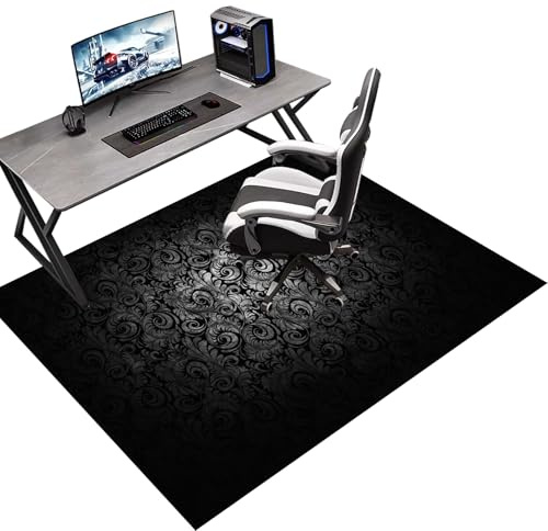 Bürostuhl Matte rutschfeste Bodenschutzmatte für Stühle, Unterlage Schreibtischstuhl, Bodenschutzmatte Bürostuhl Unterlage-Kratzfest für Parkett und Hartböden Bürostuhl Unterlage 120 x 140 cm
