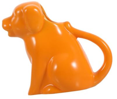 Cabilock Mini Ceramic Milk Jug Handle 40ml Small Animal Cartoon Milk Pitcher for Home and Family Use Random Color