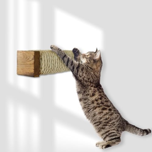 Rohrschneider Katzentreppe für Katzenwand, GEFLAMMT, Sisalseil (1 Stück)