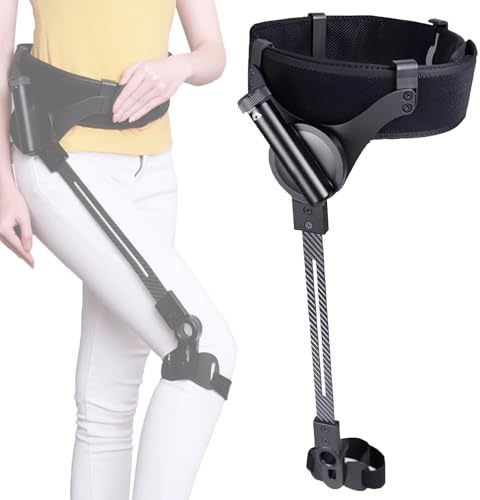 Ausilio per Camminare con Gli Arti Inferiori | Esoscheletro bionico per camminare | Attrezzatura per L'allenamento Riabilitativo delle Gambe | 3 Livelli di Intensità Regolati (Right, M)