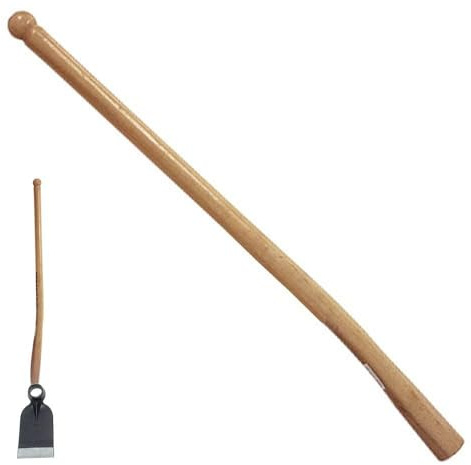Mango - mango de madera para azada curvo, mide 900x40 mm, ideal para trabajos de jardinería y agricultura, resistente y ergonómico.