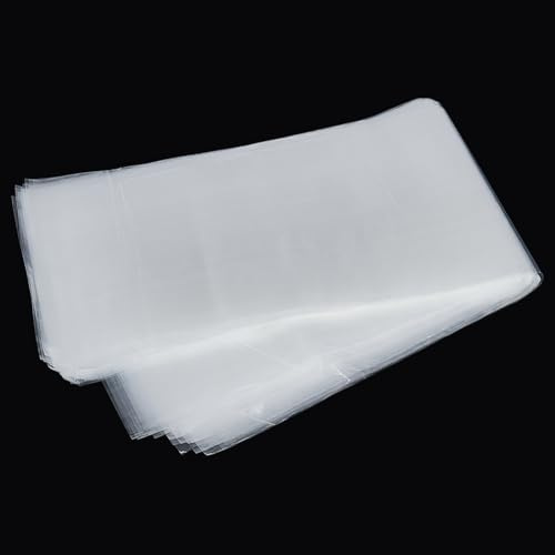 PH PandaHall 100 Stück 15×60cm Postertaschen Lange Kunststoffhüllen Mit Offenem Ende Transparente Aufbewahrungs Posterröhre Für Gerollte Filmposter Perückenposter