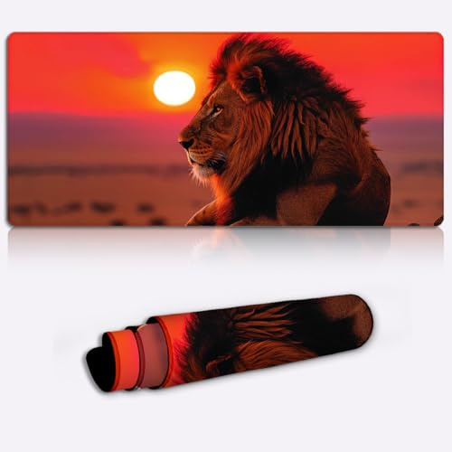 majestic sunset watch Printed PC Laptop Computer Mouse Mat Pad Non-Slip Rubber Base Pad Office Home Novelty Printed Desk Accessory Large Laptop Desktop Printed Art Ergonomic 600 * 350 * 4mm