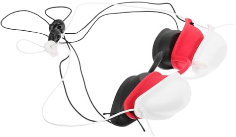 TOGEVAL Maschera Protettiva per Occhi 3pezzi Fascia Regolabile in Tpu, Occhiali da Sole per Uso Esterno e Terapia, Protezione Occhi Anti-luce e Oscurante Portatile