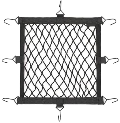 Milageto Motorcycle Luggage Net with 8 Hooks, Breathable, Ideal for Small Items
