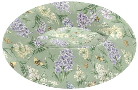 Haustier-Hundebett, warm und weich, flauschig, Katzenkissen, Bett für extra kleine Größe, Haustierbedarf, S, Blumen, Hyazinthen, Pfingstrosen, Bienen, Salbeigrün