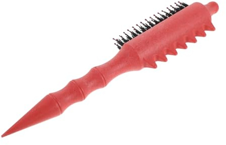 STOBAZA Spazzola a Coda di Topo per Chioma Fini Airbag, Pettine in Nylon per Massaggio Capelluto e Styling, Pettine per Cotonatura Onde Grandi, Strumento Professionale per Volume