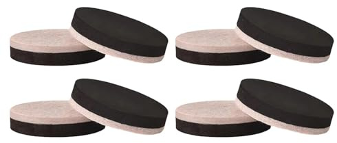 40Pcs Felt Furniture Sliders Non Slip Floor Protection Pads Anti Scratch Mute Table Felt Gliders