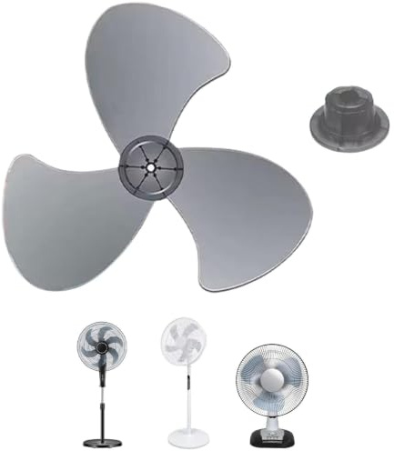 Genérico Aspas de Ventilador 40 Cm, Piezas Universales Eléctricas con Tapa