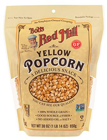 Bob's Red Mill Whole Yellow Popcorn, 30 Oz