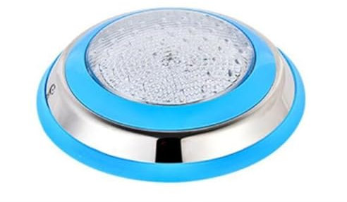 Luz de piscina Led montada en la pared de acero inoxidable bajo el agua RGB paisaje pez piscina proyector sobretensión características de agua 12v 36W ( Color : Warm White , Size : 24W 324leds )