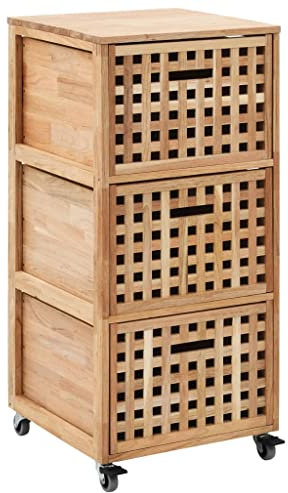 DCRAF Inicio Productos-Mueble de baño 41x41x91 cm Madera maciza de nogal