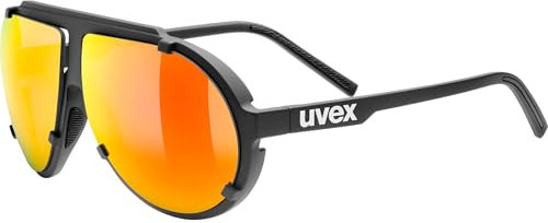 uvex Esntl Pina unisex glaciärglasögon, matt blå/silver, en storlek