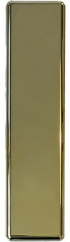 5PZ PLACCA AVVOLGITORE CIECA UNIVERSALE ABS ORO LUCIDO MM 65X250
