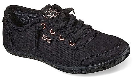 Skechers Women's Bobs B Cute Sneaker, Black, 7 UK