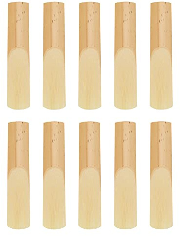 10 Stück Tenorsaxophon Saxophon Blätter Holz Farbe Tenor Saxophon Blätter Musikinstrument Zubehör