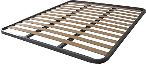 Somnus SANA - Rete in Ferro Senza Piedi e Doghe in Legno cm 180x200 H4 Matrimoniale King Size