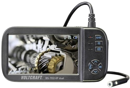 VOLTCRAFT BS-702SE+IP dual Lens (2 Kameras) Endoskop Sonden-Ø: 8 mm Sonden-Länge: 5 m