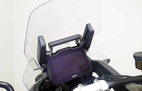 Support de Fixation pour Smartphone/GPS Compatible avec Triumph Tiger 1200 GT/Pro/Explorer/Rally Pro/Rally Explorer 2022-2024