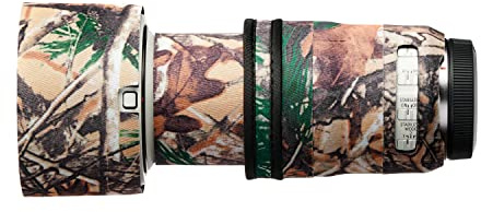 easyCover - Lens Protection Camouflage Cover - Objektivschutz - Schutz für Ihr Kameraobjektiv - Canon RF 70-200mm F/4L is USM - Wald Camouflage