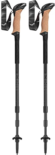 LEKI Black Series SLS XTG Stöcke, naturalcarbon-Dark Anthracite, 100-135cm