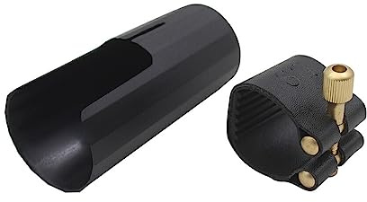 BEALIFE Boquilla Clarinete Ligadura Clip de cuero Tapa de viento de Para madera Instrumento tenor Soprano Musical Nuevo sujetador Profesional