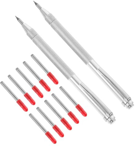 Homoyoyo 1 Satz Liner-Stift Gravier-Anreißwerkzeuge Gravierstift für Metall Fliesenwerkzeuge Schreibstift Ätzen Gravierwerkzeug austauschbar Nadel Wolframkarbid Gravurstift Keramik