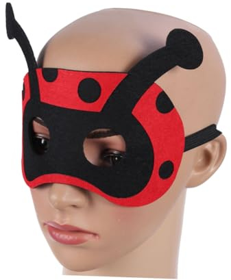 ibasenice Masques Pour Les Yeux Coccinelle De Fête Pour Enfants Masques D'Animaux Pour Les Yeux D'Animaux Cosplay Coccinelle Récompenses En Classe Bandeaux Pour Les Enfants