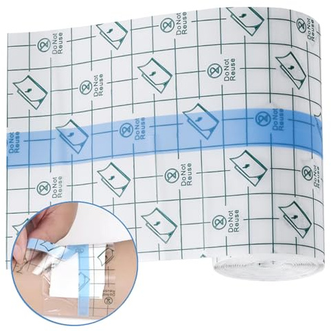 Duschpflaster Wasserfest Groß Nach Op,15Cm x 4M Duschpflasters Wasserfest,Duschpflaster Groß,Wasserfeste Pflaster nach op,zum Sport,Duschen