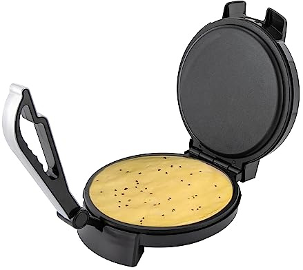 Breadmakers, 1200W Electric Chapati Maker Flat Bread Naan Tortilla Fulka Roti Press Machine, for making various pancakes and frying food in homes, restaurants, pizza shops, breakfast shops, 34*25*19cm