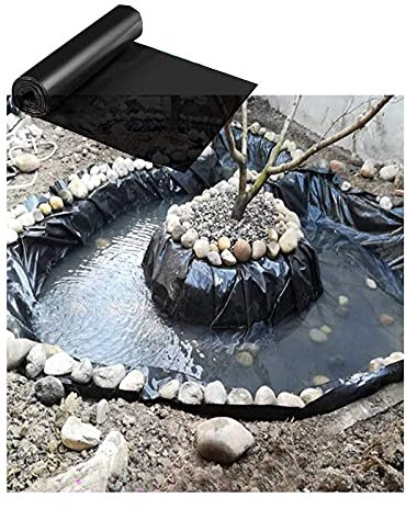 8 mm dicke Gummi-Teichfolie, langlebig und ideal für Gartenteiche, 3 x 3 m bis 5 x 5 m (2 x 9 m)
