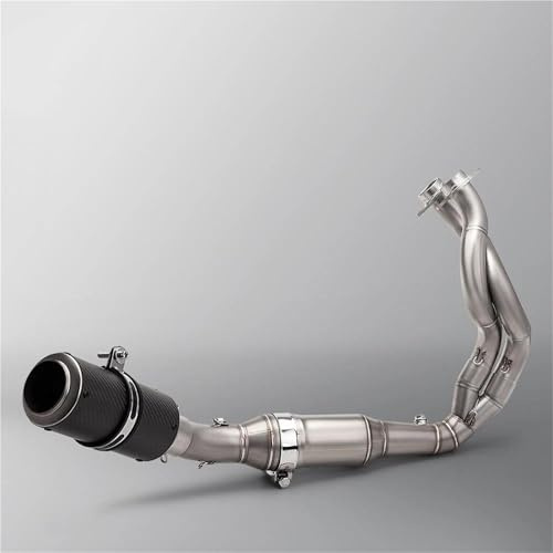 Terminal silencer accessories Motorcycle Exhaust Front Center Muffler Connecting Pipe For Kawasaki ER6N For Versys 650 Z650 For Ninja 650 2023-2025(Style 2)