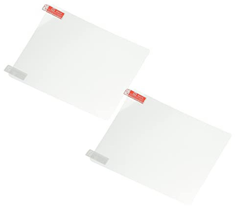 Mikinona Pellicola Riflettente per Display Auto 2 Pezzi (160x120 Mm) in Pet Antistatica senza Adesivo, Schermo Protettivo HD Riutilizzabile per Parabrezza Auto e Display Trasparente