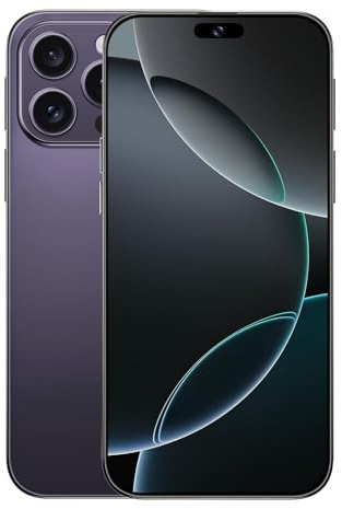 QrZrQ 4G Smartphone Android 12.0 débloqué, Téléphone Portable 4G Double SIM, Écran HD+ 6,6, Batterie 5000mAh, Octa Core, Face ID, 4Go+32Go, Caméra 16MP+13MP, OTG (Purple)