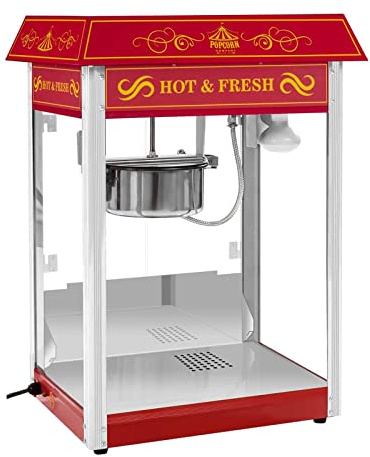Royal Catering - Palomitera roja con diseño americano - 1500 W