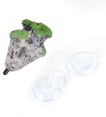 Aquarium Dekoration, schwimmende künstliche Steine für natürliche Optik, Aquarium Schmuck mit realistischer Landschaftsgestaltung für Fischbecken, Nano-Aquarien und Süßwasser- sowie Meerwasseraquarien