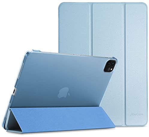ProCase Hülle für 12,9 iPad Pro 2022/2021/2020/2018 (6/5/4/3 Gen), Schutzhülle Leicht Dünn Hart Smart Case Cover Kompatibel mit 12.9 Zoll iPad Pro -Himmelblau