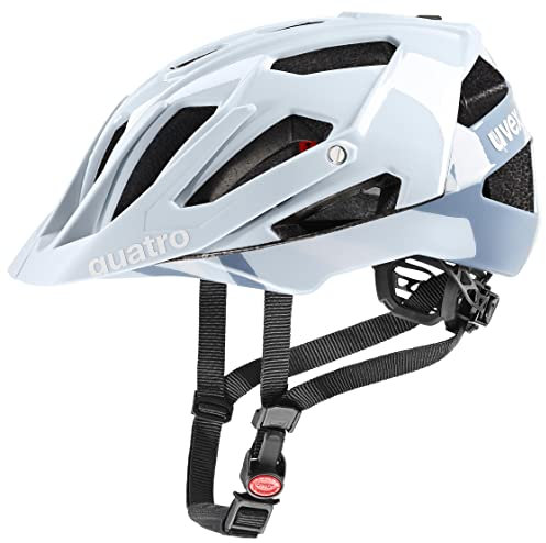 uvex Quatro - sicherer MTB-Helm für Damen und Herren - individuelle Größenanpassung - waschbare Innenausstattung - Cloud-camo - 56-61 cm