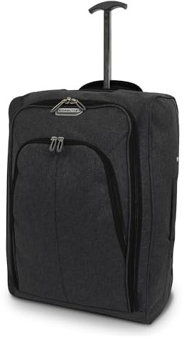 AVIO Cabin Suitcase with Wheels – 39L Nomad Collection Lightweight Carry On Suitcase with Water-Resistant Lining & Telescopic Handle – Ryanair EasyJet Jet2 Approved Cabin Bag Hand Luggage (50x35x20cm)