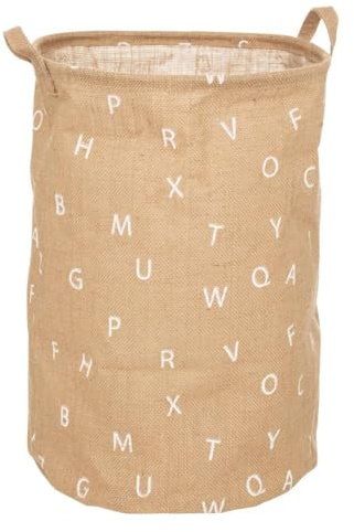 Atmosphera - Kinder Korb Alphabet Jute - Beige