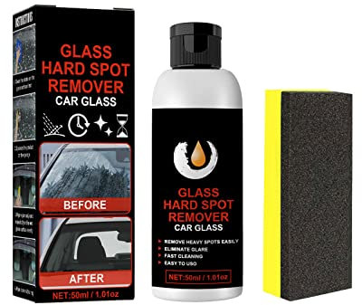 URFEDA Autopolitur Kratzer Entfernen 50ML,Autoglas Politurpaste Kratzer Entferner,Acrylglas Kunststoff POLITUR & Schwämme Set Windschutzscheibe Polierpaste