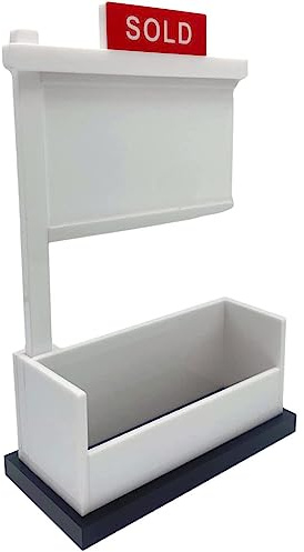 mumisuto Visitenkartenetui, Visitenkartenhalter, Visitenkartenständer, Visitenkarten Aufsteller, Hochformat, Kartenhalter Schreibtisch Stand, Visitenkartenbox, Prospektständer, Flyer-Ständer