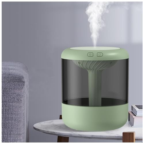 Humidificador Sin Cable Luces Led Que Cambian De Color, Humidifier, Dormitorio HabitacióN Del Bebé áRea De Oficina Humidificador De Aire,Green