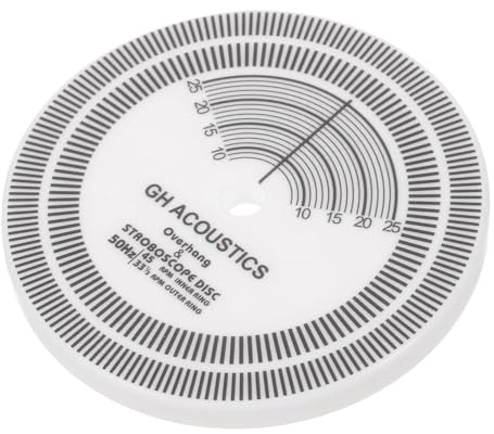 Komdndht Pålitliga vinylskivspelare stroboskop skiva stroboskop matta tester rotationshastighet detektering vinyl inspelningshastighet mätskiva