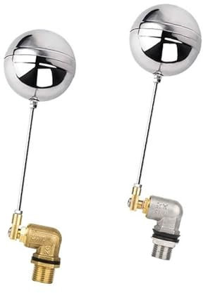 DN15 DN20 DN25 Messing/Edelstahl Schwimmerventil Schnell öffnendes schwimmendes Kugelregelventil Keramikkern for Wasserturm/Zisterne 1St (Size : DN25, Color : Brass type)