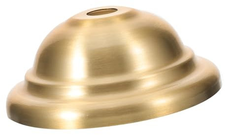 WHAMVOX Embout de Lampe Décoratif en Laiton, Remplacement Robuste, Forme Ronde, pour Lampe de Table, Décoration Vintage pour Chambre