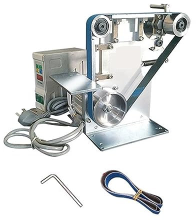 Levigatrice Levigatrice A Nastro Grinder Affilacoltelli 762x25mm Levigatrice A Nastro Elettrico Macchina For La Lavorazione Del Legno Nastri Abrasivi Smerigliatrice con prestazioni di lunga durata(Gro