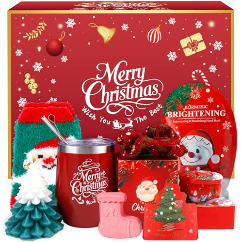 Geschenke für Frauen, Geburtstagsgeschenk für Frauen Geschenkbox Beste Freundin Schwestern Ehefrauen Mütter Valentinstag Muttertag Geburtstag Weihnachten Tassen Geschenke Edelstahl Tassen Geschenk Set